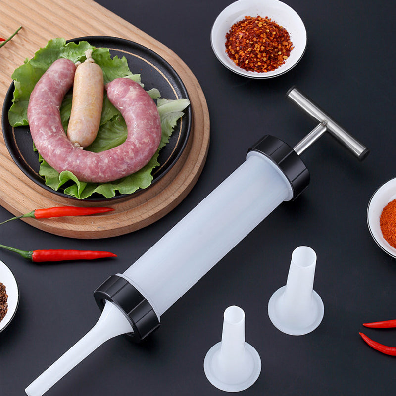 Embutidora de 600ml Rellena tus chorizos como un profesional 2x1