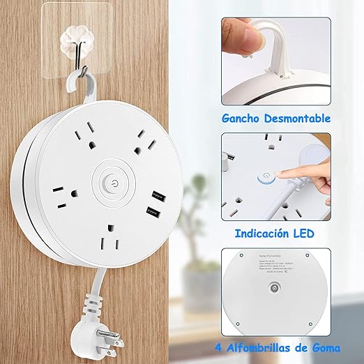 PowerHub Pro Carga múltiple, segura y sin enredos + ¡Regalo!