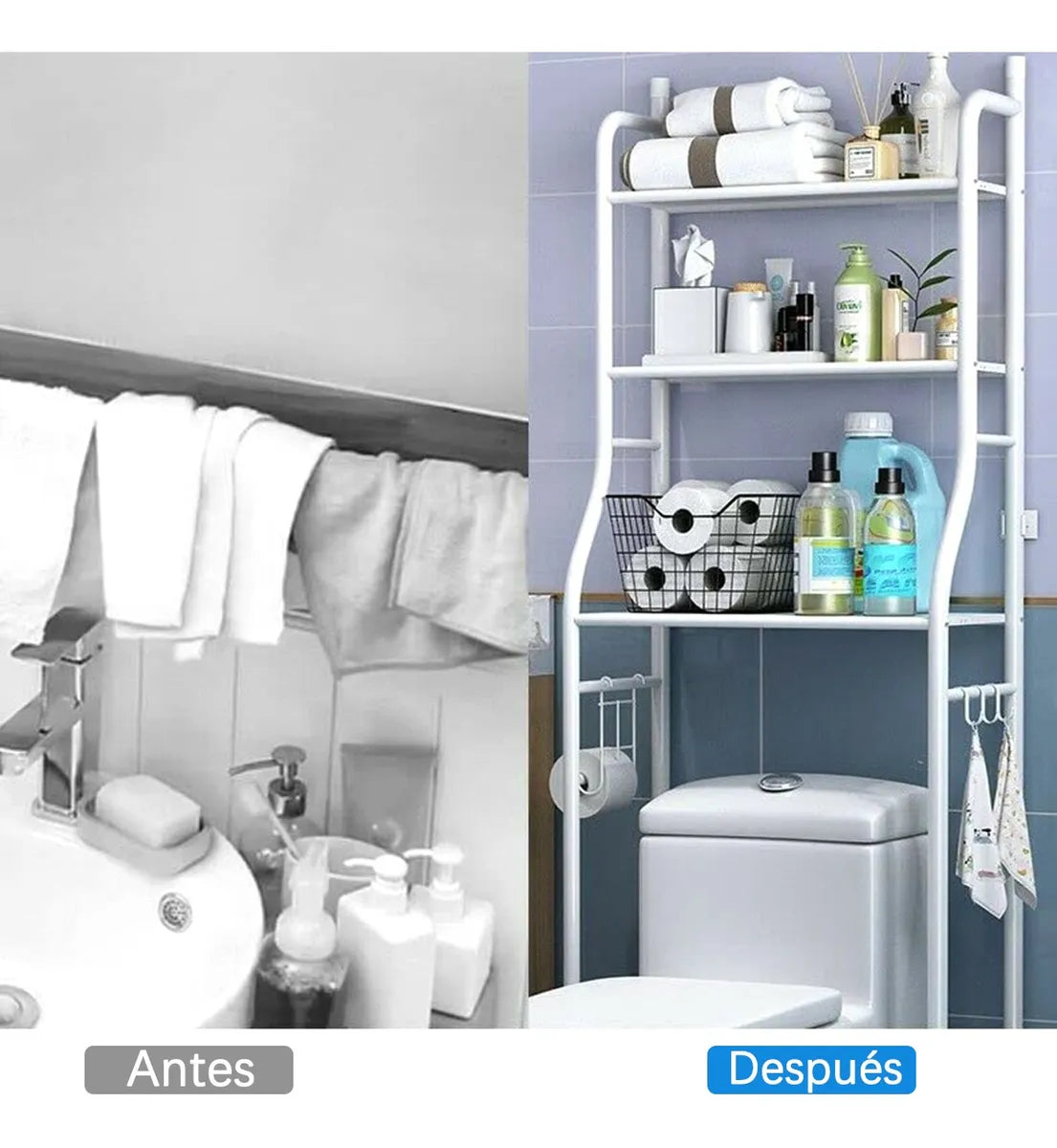 OrgaBaño™ Mueble Organizador Para Baño ¡Más Regalo!