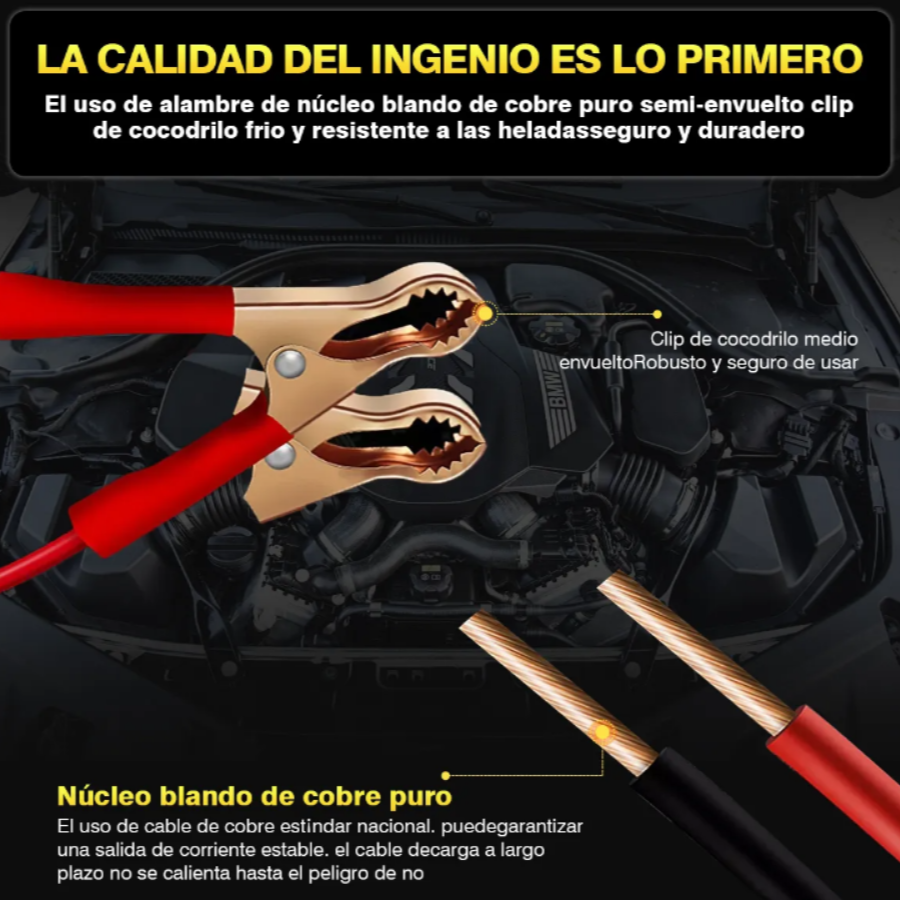 PowerCharge™ Cargador Inteligente Repara y Mantiene tu Batería Siempre Lista