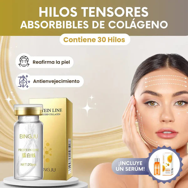 Collagenix™ Hilos Tensores Absorbibles de Colágeno + Serúm