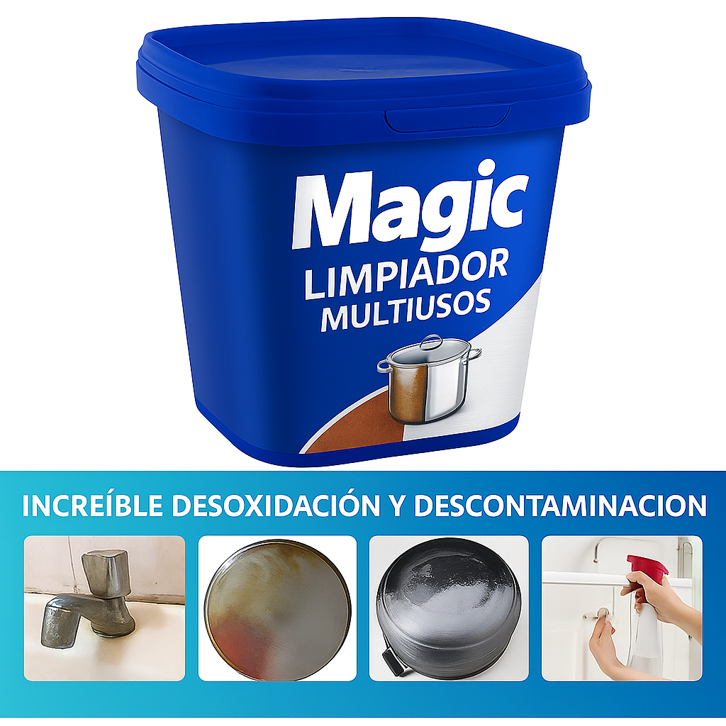 Magic Limpiador™ Elimina grasa, óxido y manchas sin dañar tus superficies 2x1
