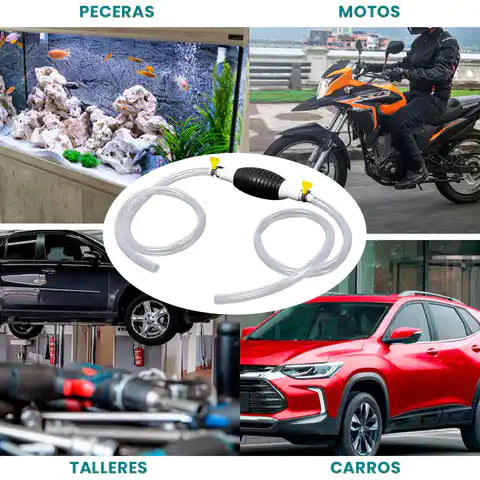 SifoMax™ Bomba de Succión Manual de Gasolina