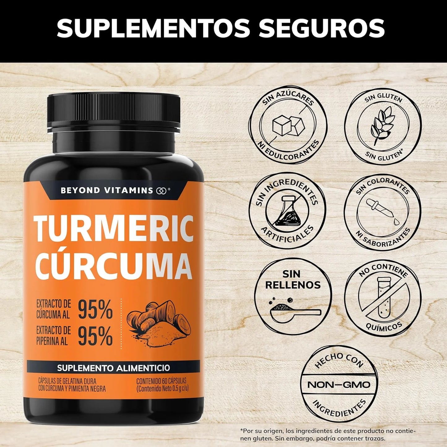 TurmericVital™ Suplemento de Cúrcuma 150 Cápsulas