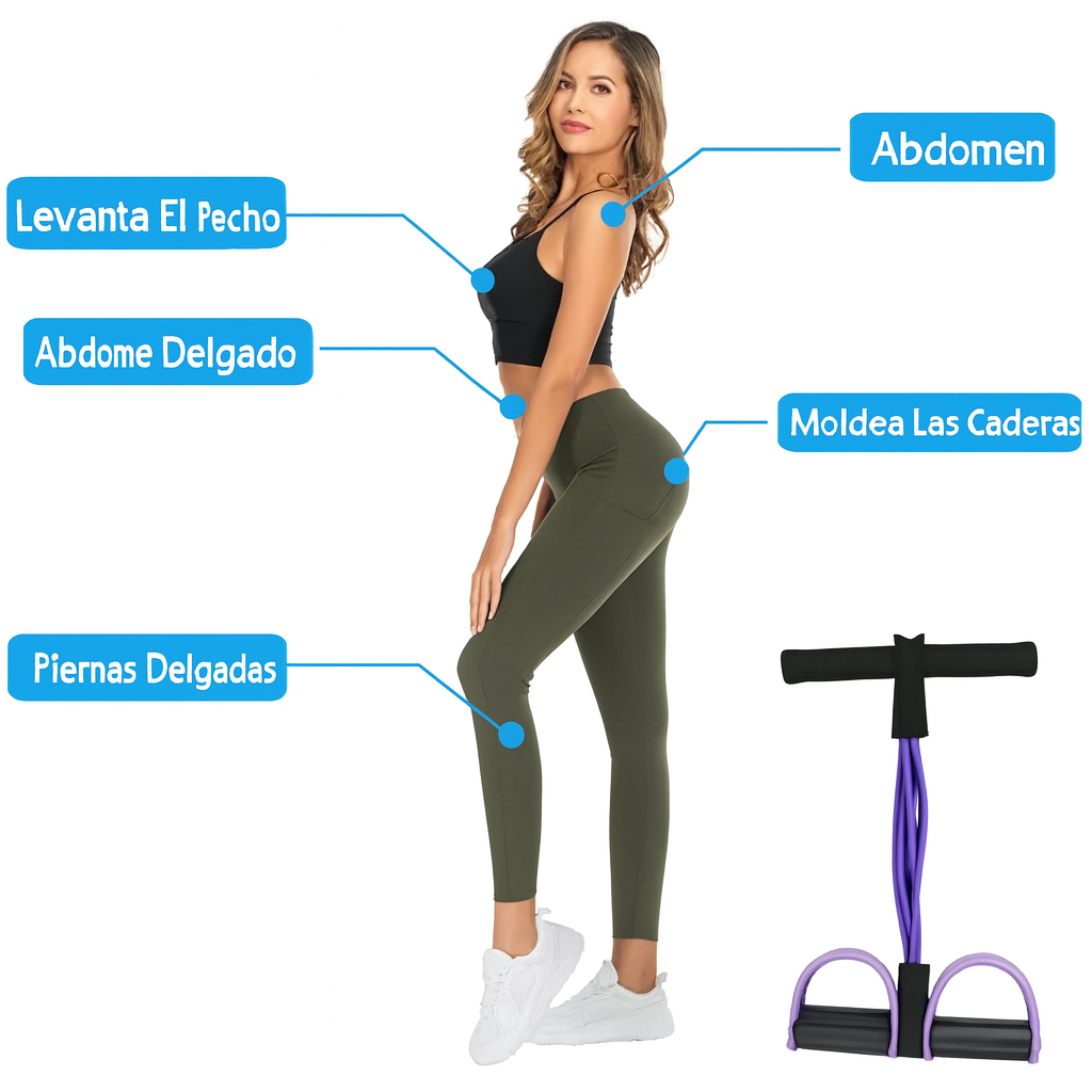 Fit Flex™ Moldea tu cuerpo desde casa con ligas de resistencia inteligentes