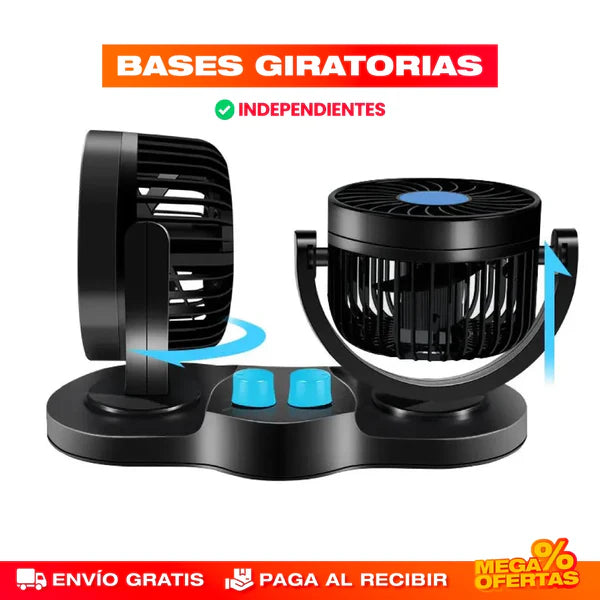 VentiDúo® Mantén tu Auto Fresco doble cabezal doble Frescura