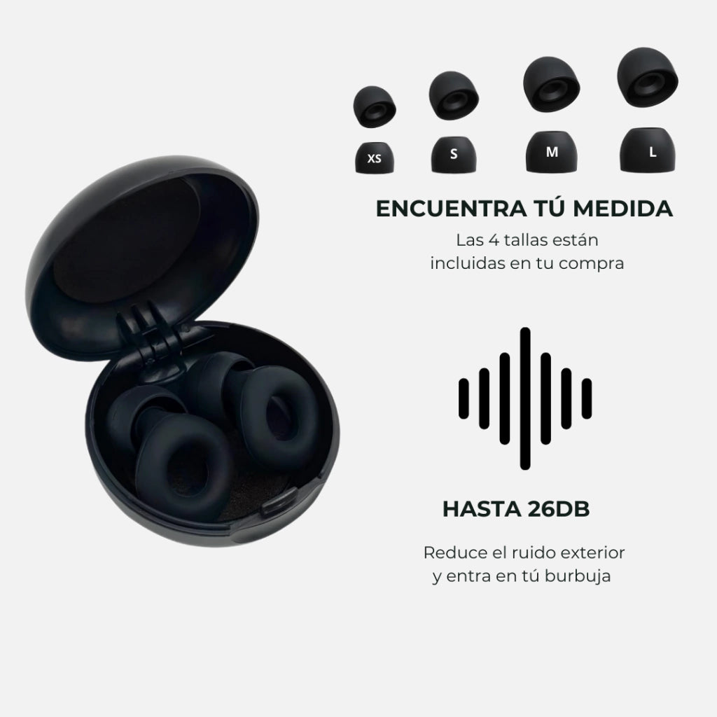 EarPlugs™ Silencio Cómodo en Cualquier Lugar 2x1