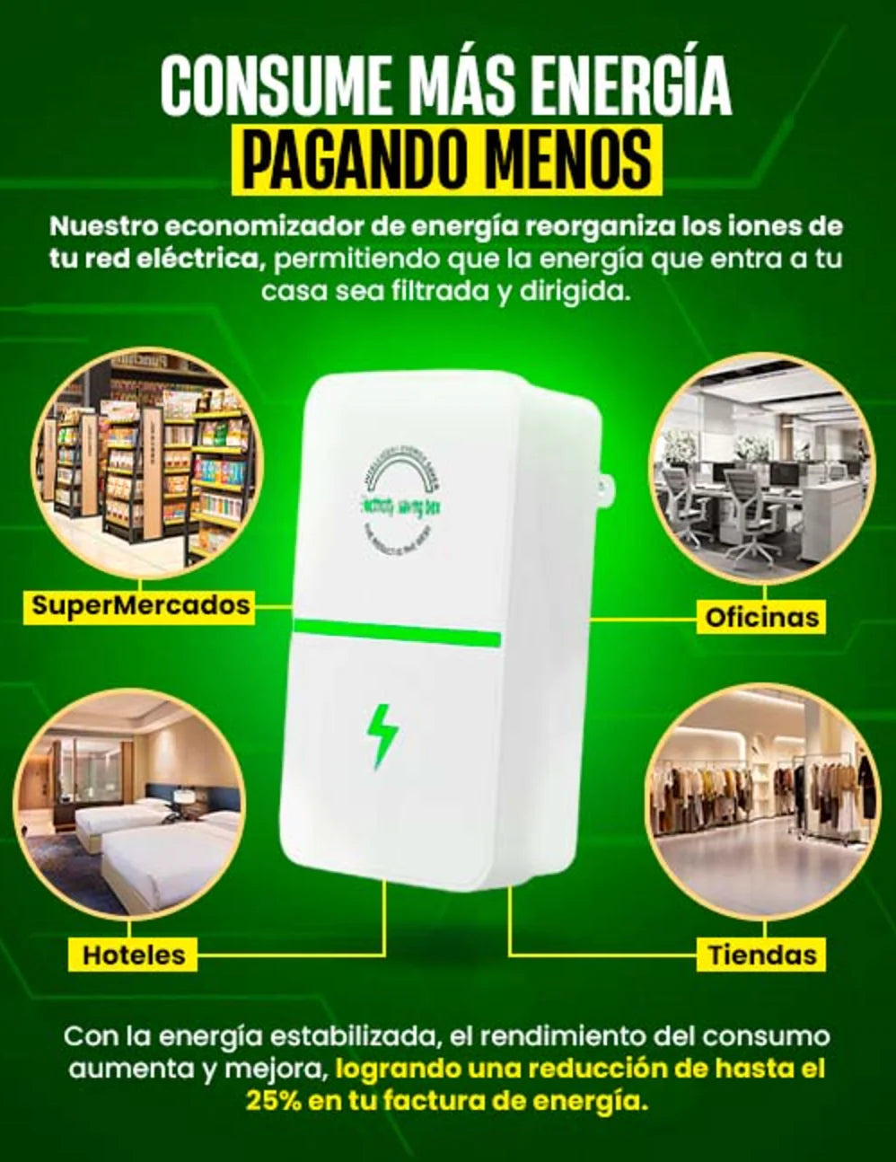 Energex Pro™ Ahorra Energía y Reduce tu Factura de Luz