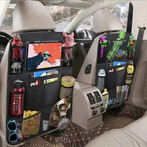 BackSeat Buddy - Organizador Trasero Multiusos para Coche 2 x 1