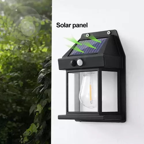 LuzGuard™  Iluminación solar inteligente para exteriores 2x1