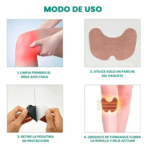 Special Hyllis™ Parche Térmico Instantáneo para Alivio de Rodilla 30 pzs