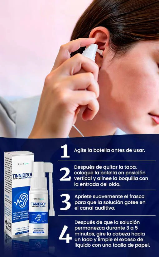 Tinnidrop™ Limpieza y Alivio Auditivo Natural 2x1