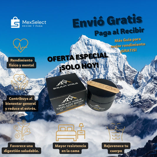 Shilajit Vitalis - Natural desde el Himalaya