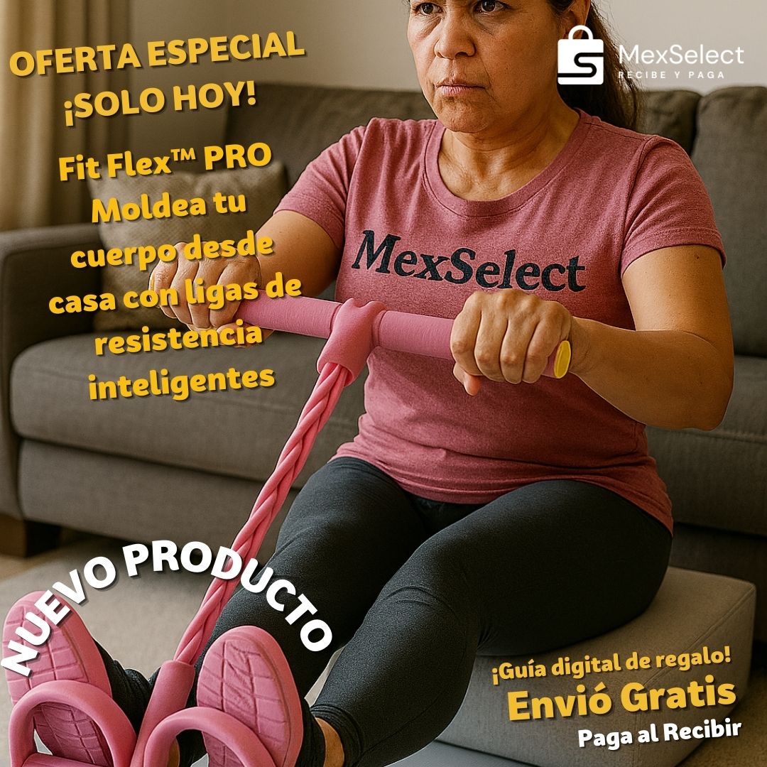 Fit Flex™ Moldea tu cuerpo desde casa con ligas de resistencia inteligentes