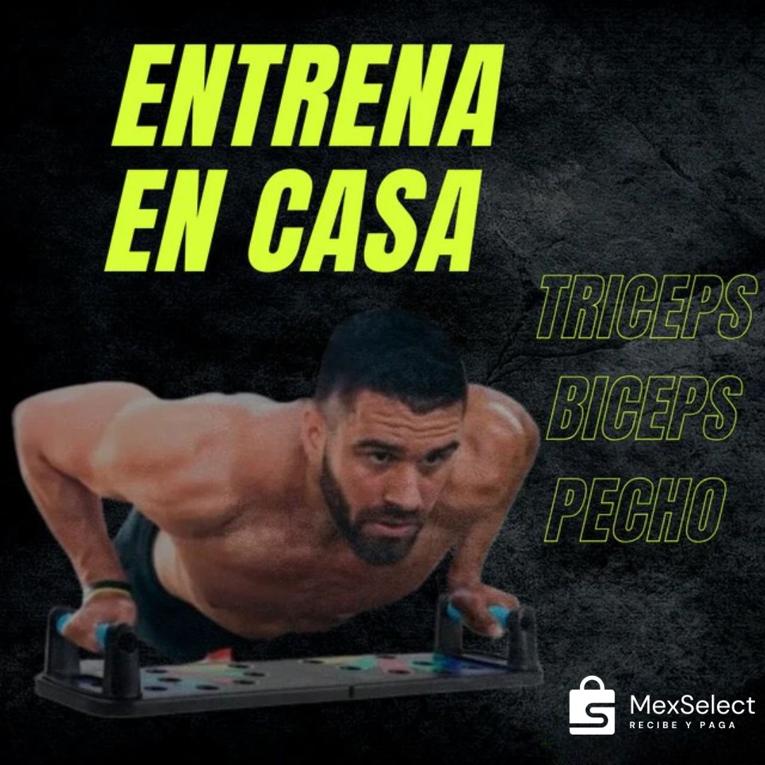 Push Up Board™   Ejercita Pecho, Brazos, Espalda y Hombros desde Casa
