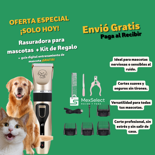 Rasuradora PetGlam Pro® Para Mascotas ¡más kit de regalo!