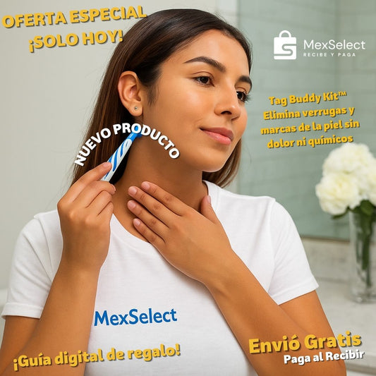 Tag Buddy Kit™ Elimina verrugas y marcas de la piel sin dolor ni químicos agresivos