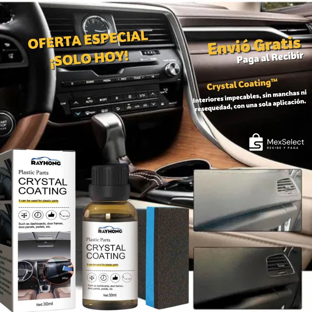 Crystal Coating™ Restaura el interior de tu auto al instante sin esfuerzo 2x1