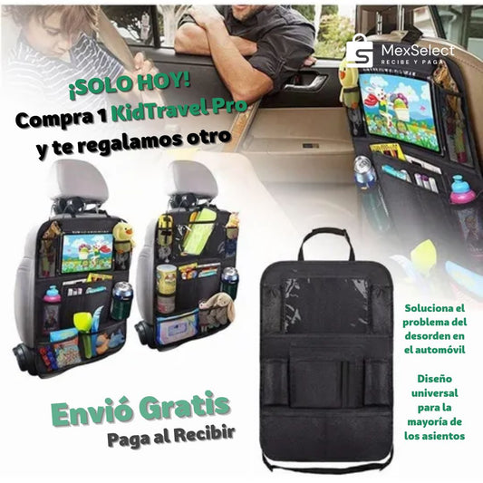 BackSeat Buddy - Organizador Trasero Multiusos para Coche 2 x 1