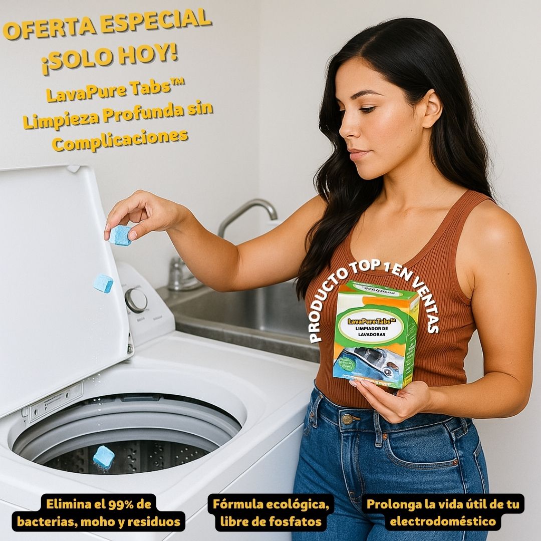 LavaPure Tabs™ Pastillas limpiadoras ¡12 Tabletas!