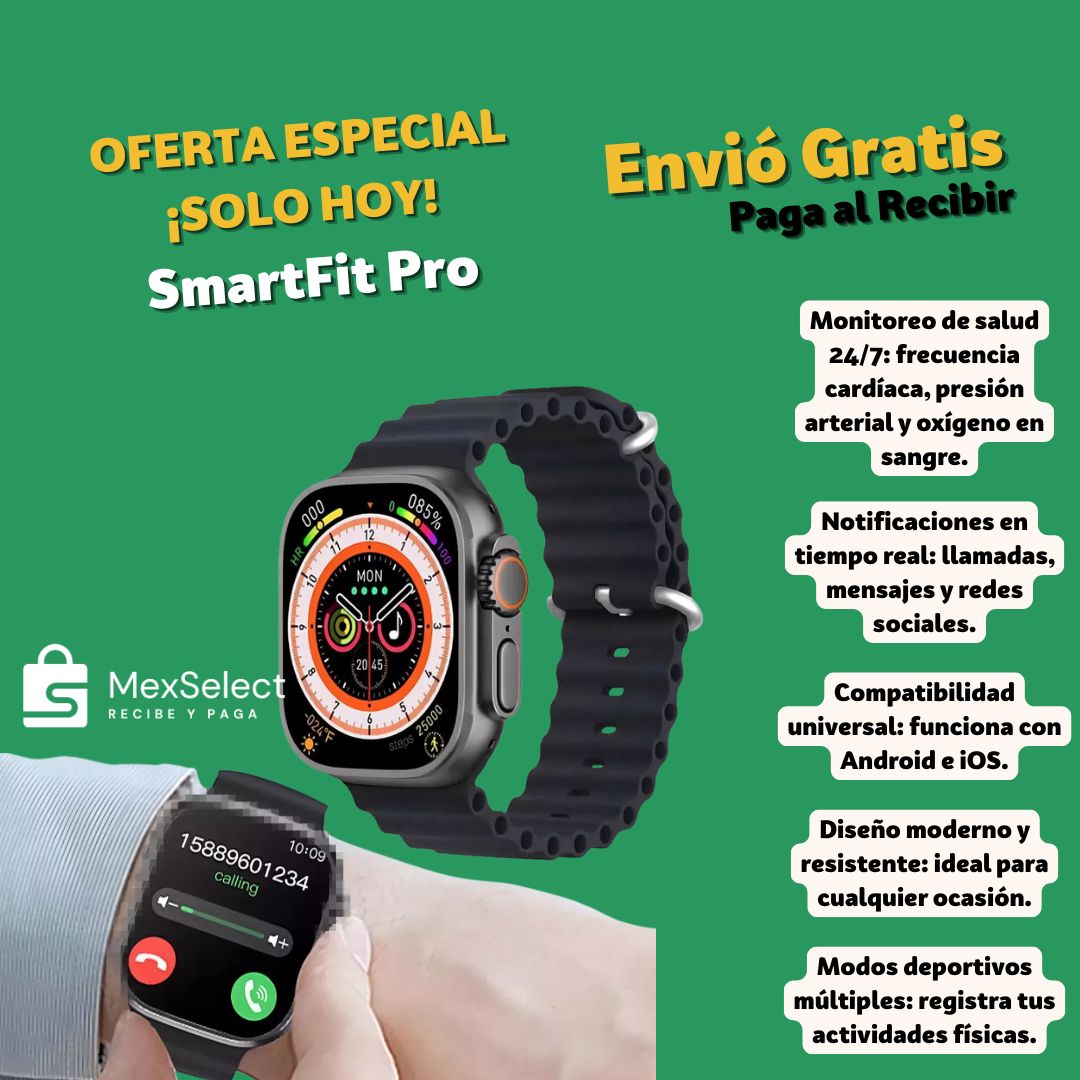 SmartFitPro 900 monitorea tu salud desde tu muñeca