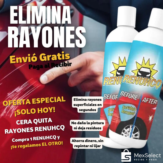 RENUHCQ Cera quita rayones 2x1