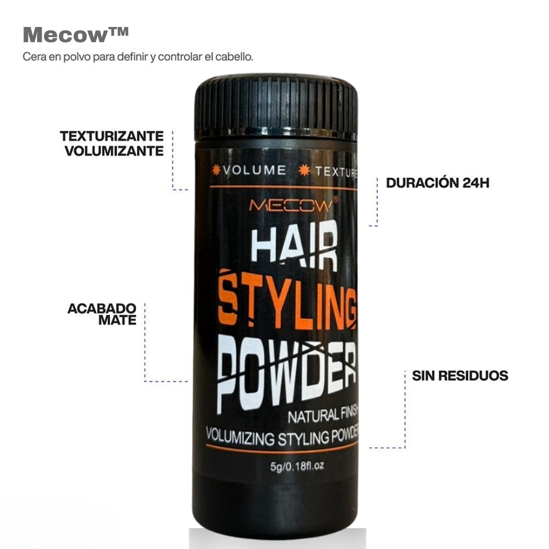 Mecow™  Polvo Capilar con Volumen, Textura y Estilo Natural 2x1