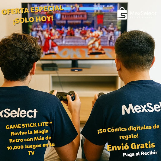 GAME STICK LITE™ Revive la Magia Retro con Más de 10,000 Juegos en tu TV