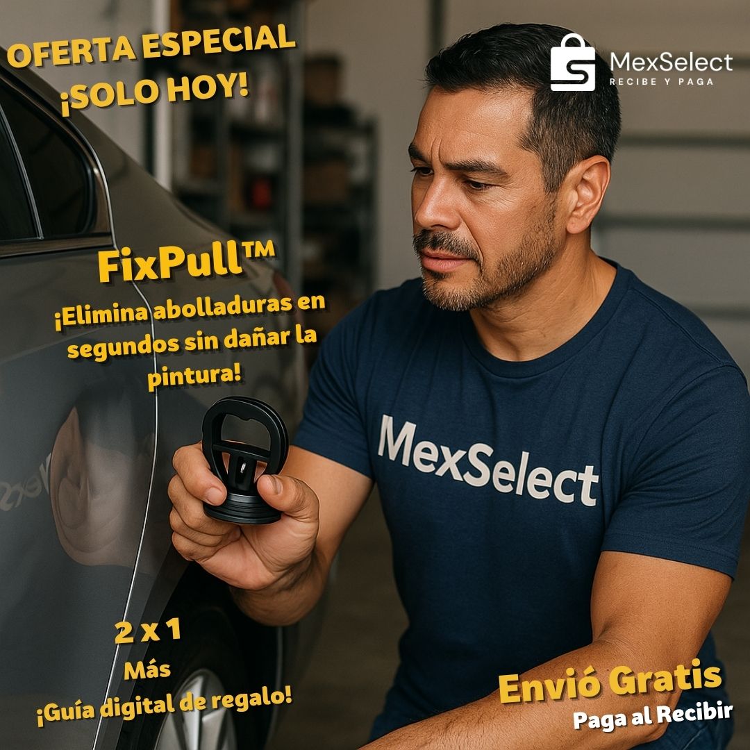FixPull™ Elimina abolladuras en segundos sin dañar la pintura 2x1