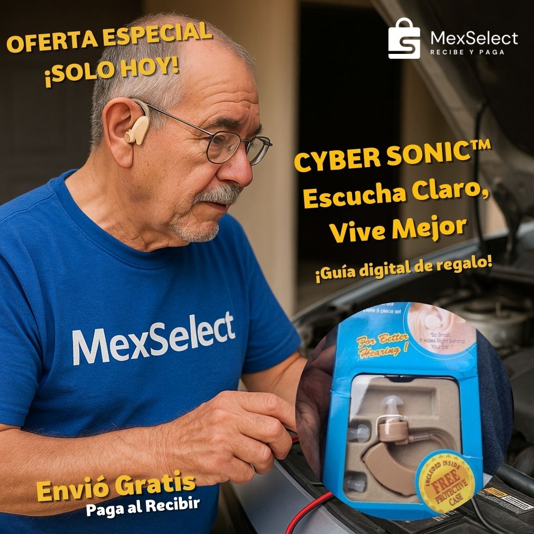 CYBER SONIC™ Audífono Amplificador Personal Sonido claro al instante 2x1