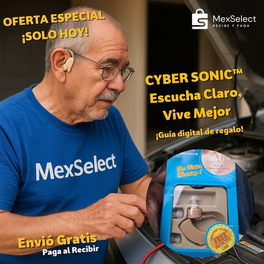CYBER SONIC™ Audífono Amplificador Personal Sonido claro al instante 2x1