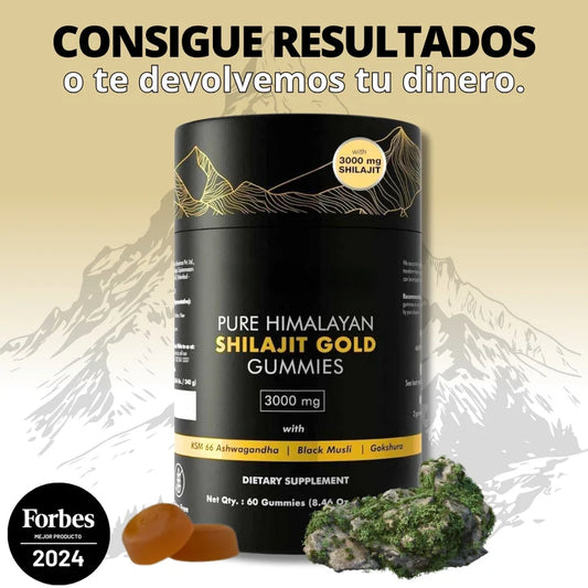 Shilajit en Gomitas™ Bienestar Natural Por 60 Días