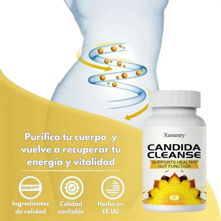 Candida Cleanse –Elimina el Hongo Candida y alivia tus malestares digestivos