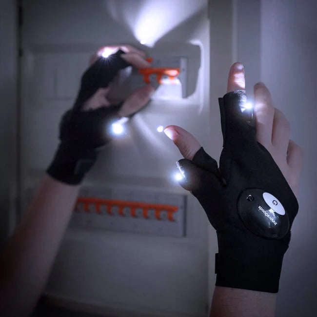 BrightHand™ Guantes LED Multifunción luz directa al dedo 2x1