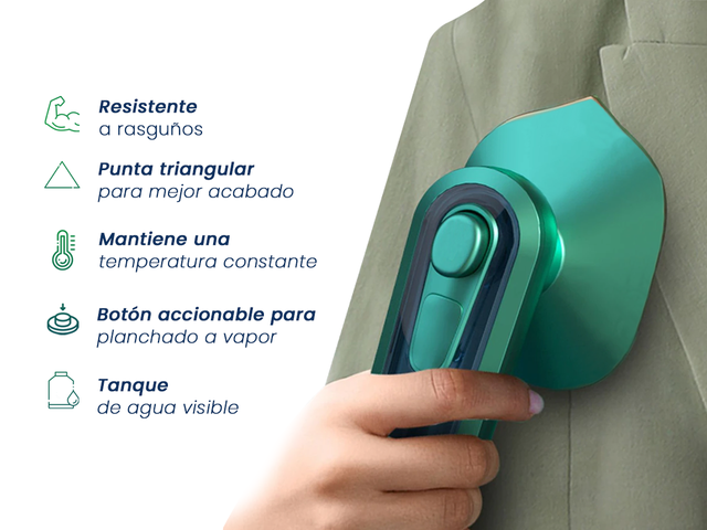 NanoSteam Mini™ Plancha de Vapor Portátil para Viaje