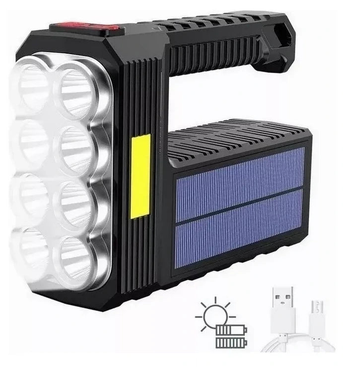 SolarBeam™ Linterna Multifuncional 8 LEDs