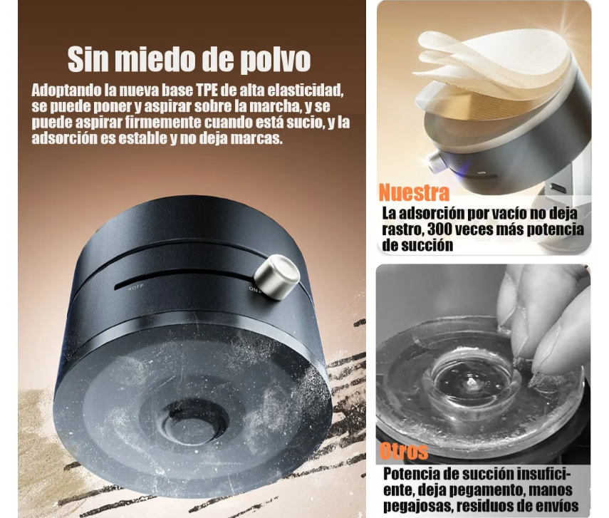 MagnoGrip™ Soporte Magnético 360° con Ventosa