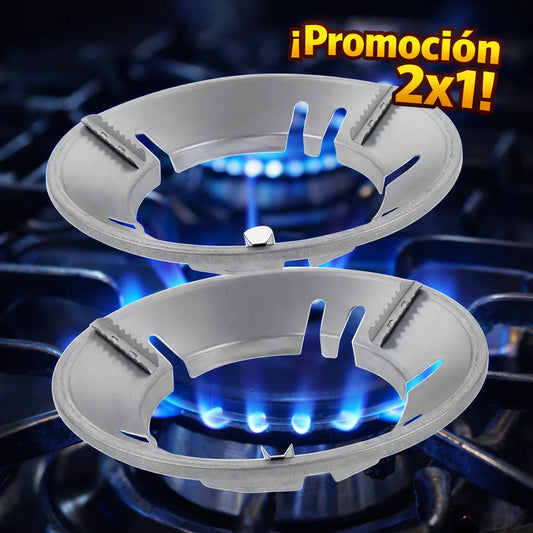 HeatCook Pro™ Soporte Metálico para Estufa de Gas ¡2x1!