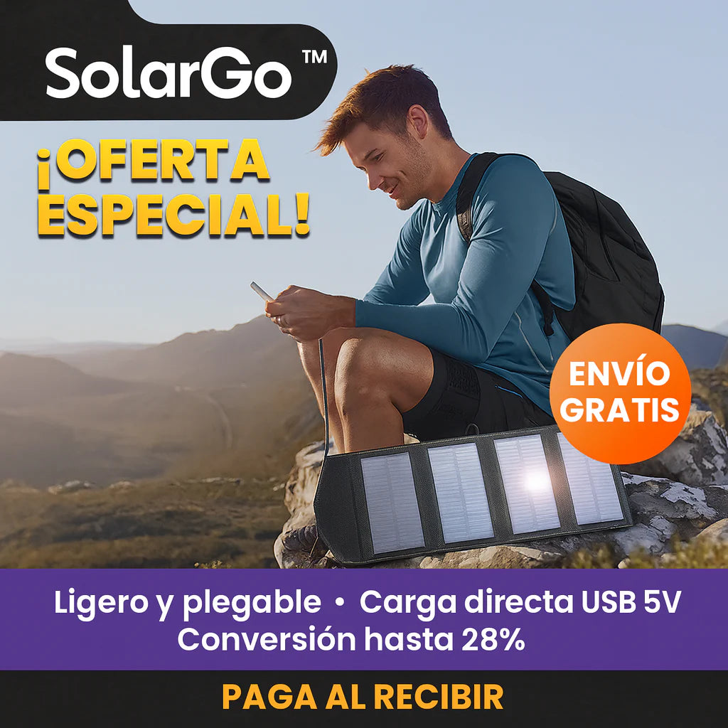 SolarGo™ Cargador Solar Plegable