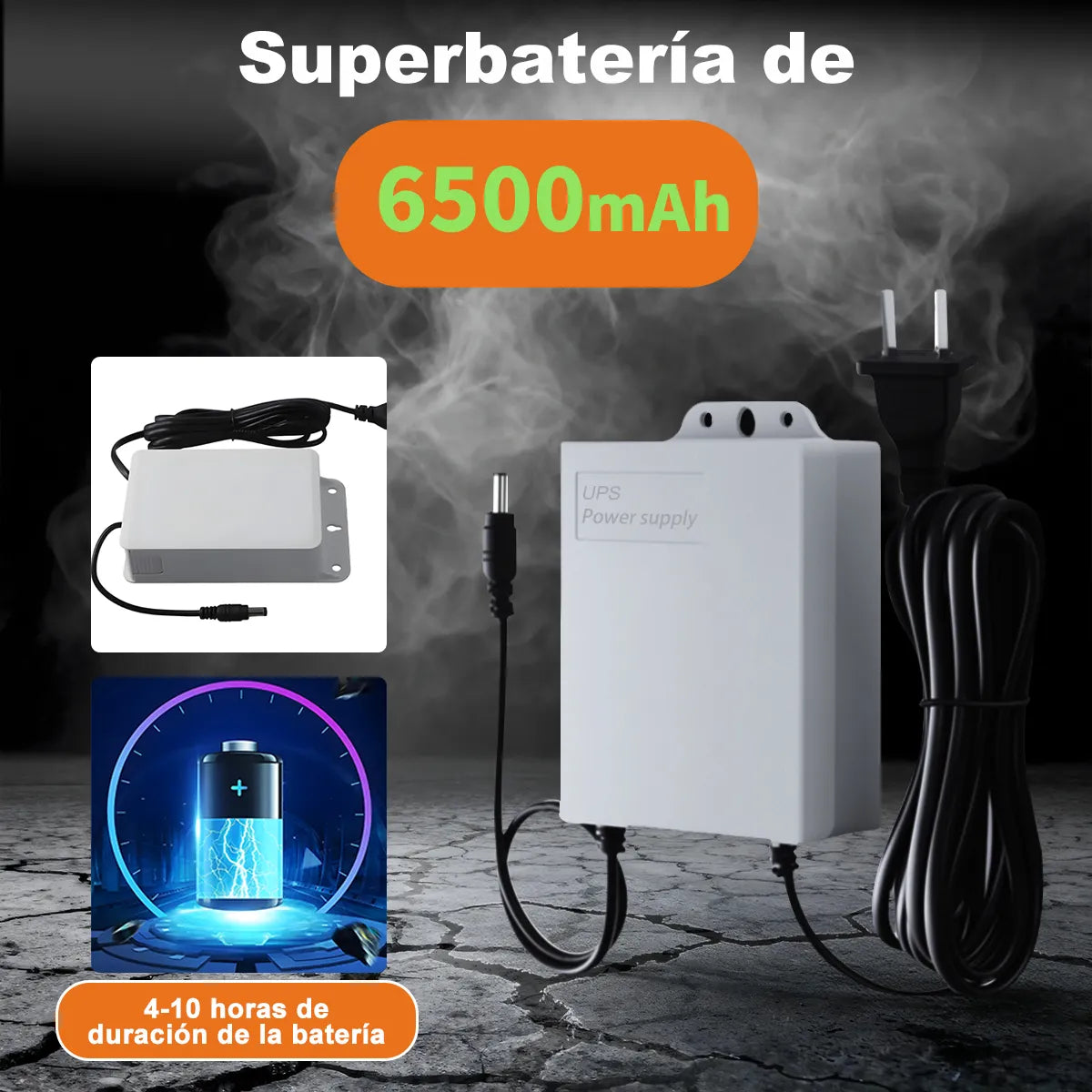 Power Supply™ Mini No Break 6500mAh para Módem