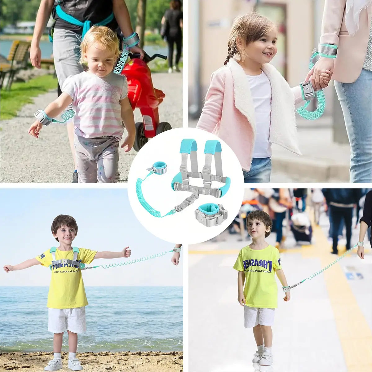 SafeWalk Baby™ Arnés de Seguridad con Correa y Llave para Niños