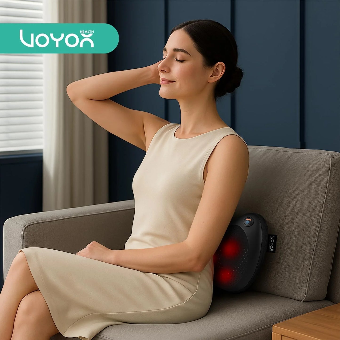 Voyox™ Cojín Masajeador para Cuello y Espalda