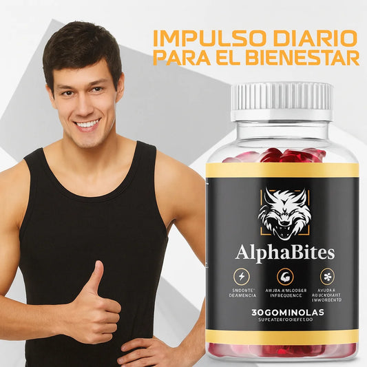 Alpha Bites™ Suplemento que Activa tu Potencia Natural 30 Gomitas