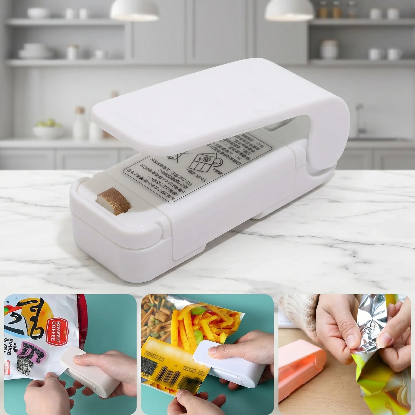 FreshClip™ Mini Sellador Portátil para Bolsas