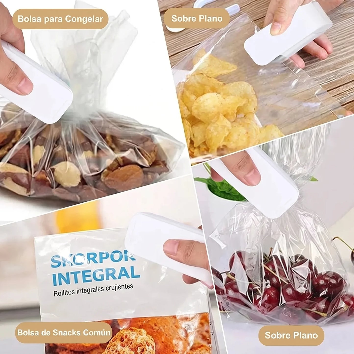 FreshClip™ Mini Sellador Portátil para Bolsas