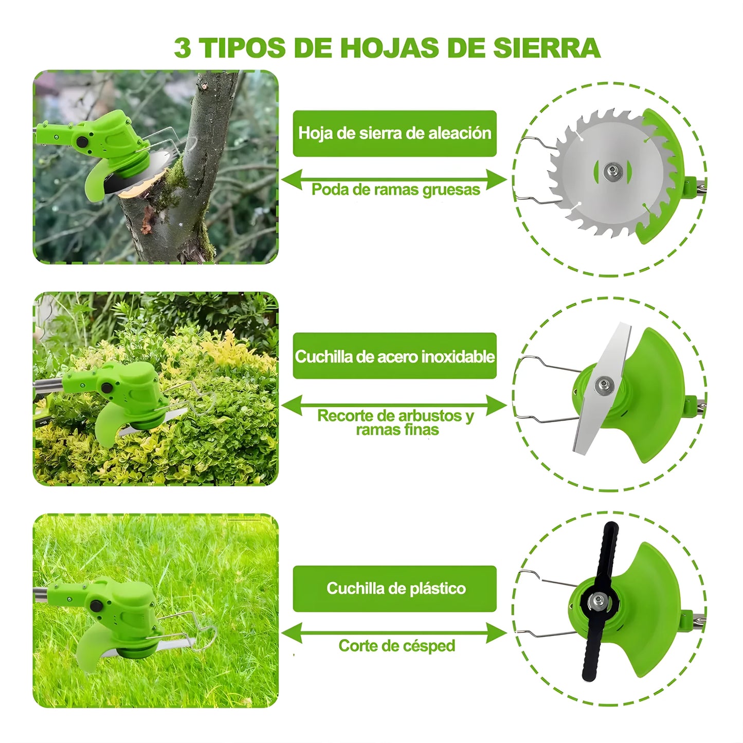 GardenCut™ Podadora Recargable Inalámbrica