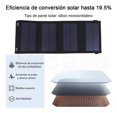 SolarGo™ Cargador Solar Plegable