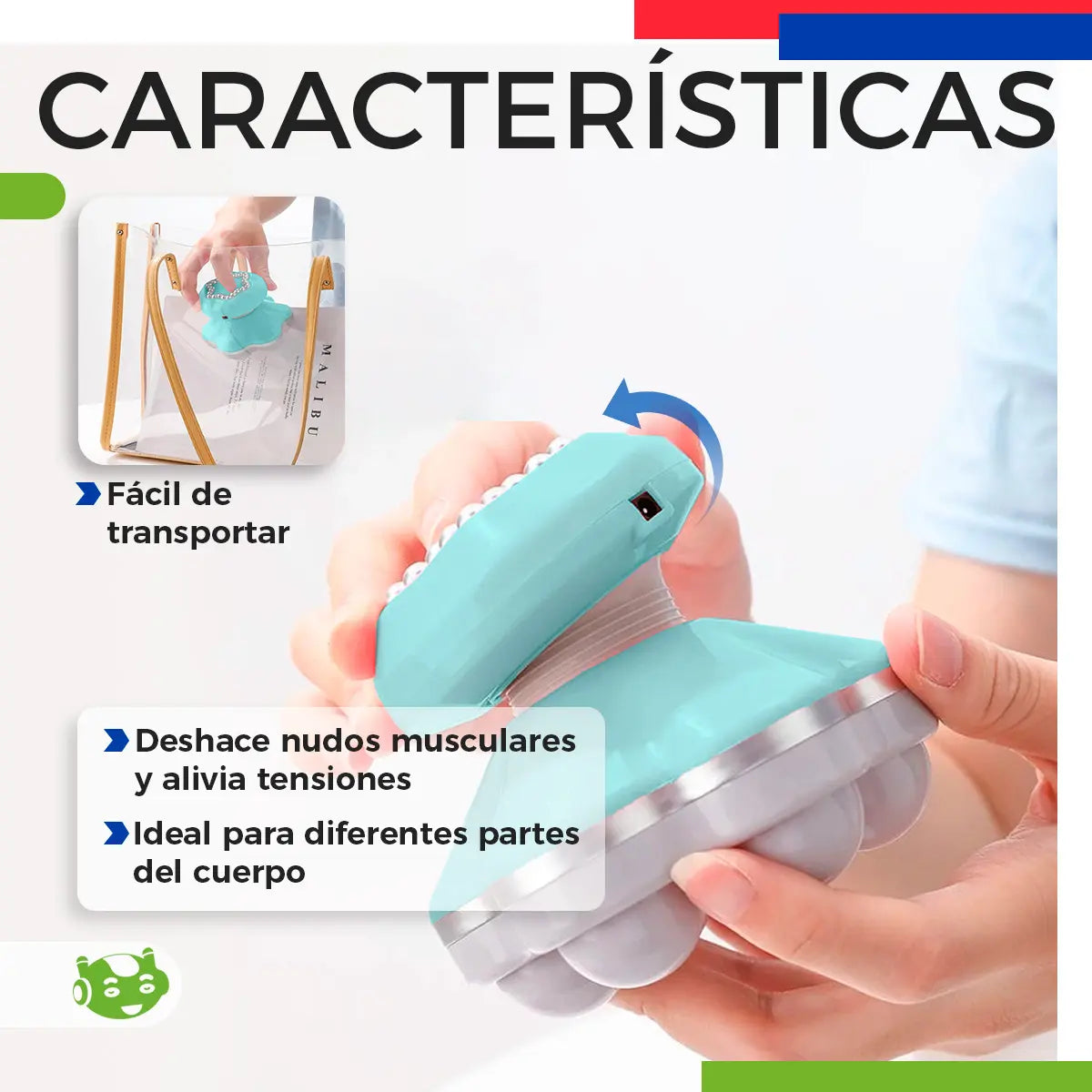 RelaxOcto™ Mini Masajeador Pulpo Antiestrés