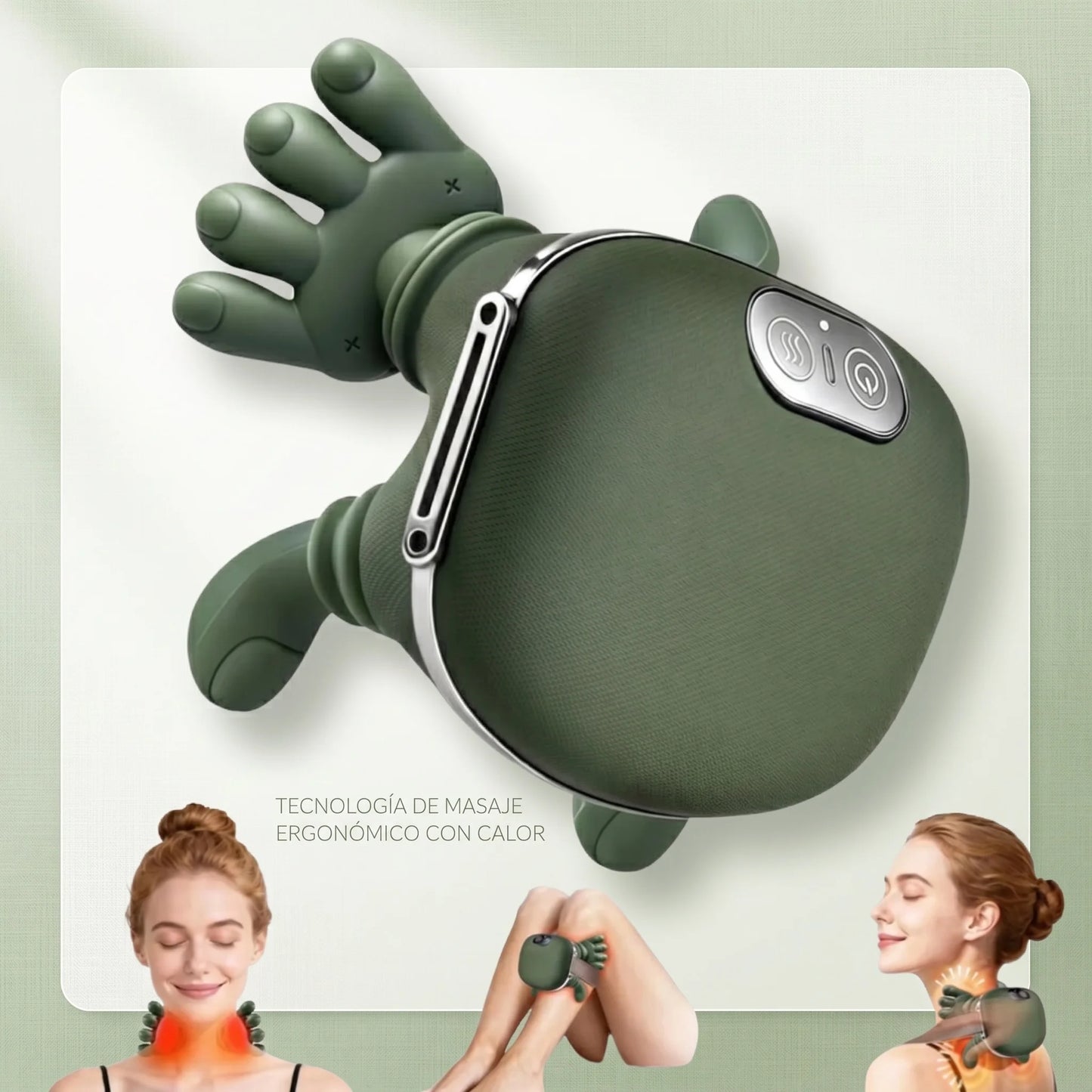 ThermaTouch 4D™ Masajeador Eléctrico Acupresión Portátil