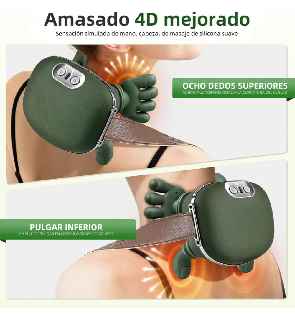 ThermaTouch 4D™ Masajeador Eléctrico Acupresión Portátil